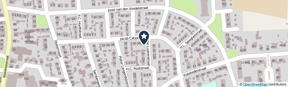 Kaartweergave Jacob Catsstraat 30 in Winterswijk