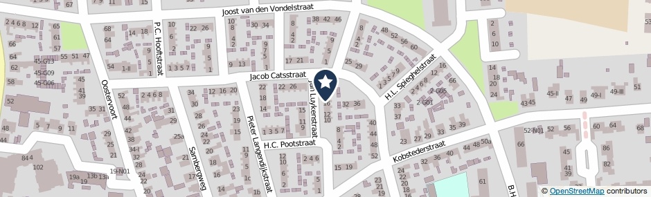 Kaartweergave Jan Luykenstraat 18 in Winterswijk