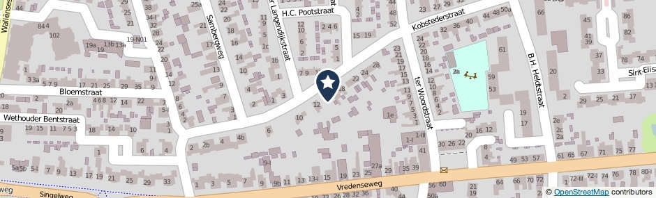 Kaartweergave Kobstederstraat 14 in Winterswijk