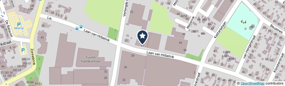 Kaartweergave Laan Van Hilbelink 17 in Winterswijk