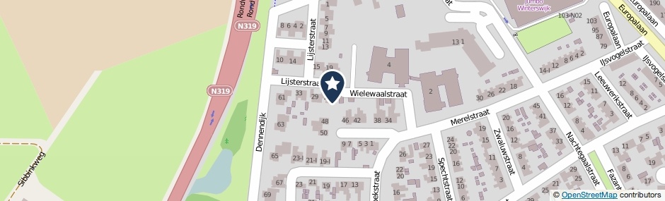 Kaartweergave Lijsterstraat 23 in Winterswijk