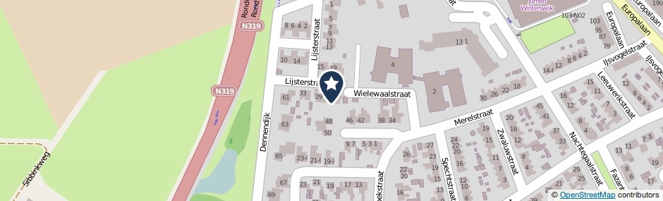 Kaartweergave Lijsterstraat 25 in Winterswijk