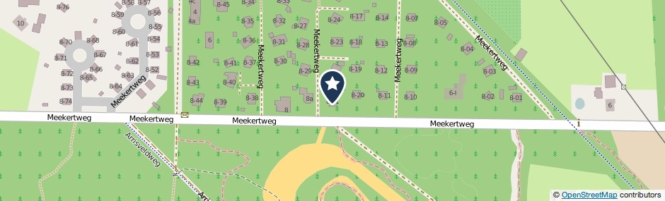 Kaartweergave Meekertweg 8-21 in Winterswijk