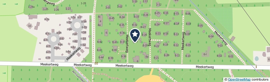 Kaartweergave Meekertweg 8-30 in Winterswijk