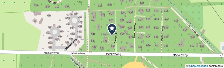 Kaartweergave Meekertweg 8-37 in Winterswijk
