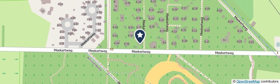 Kaartweergave Meekertweg 8-38 in Winterswijk