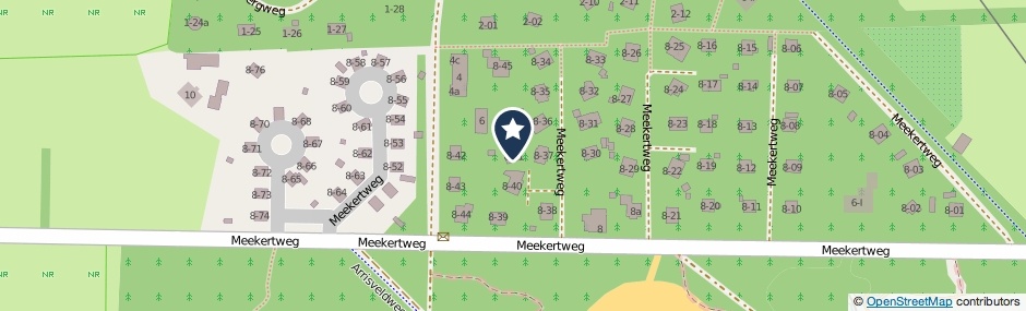 Kaartweergave Meekertweg 8-41 in Winterswijk