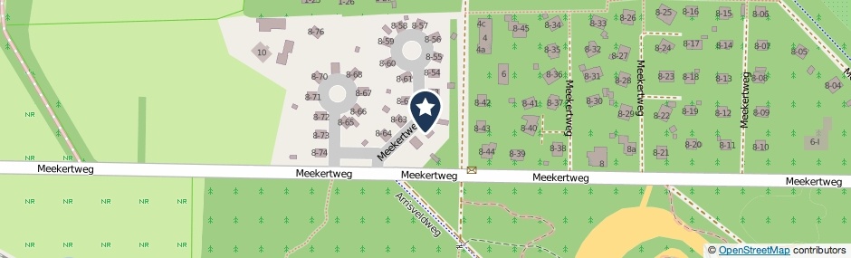 Kaartweergave Meekertweg 8-51 in Winterswijk