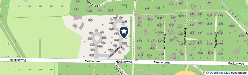 Kaartweergave Meekertweg 8-53 in Winterswijk