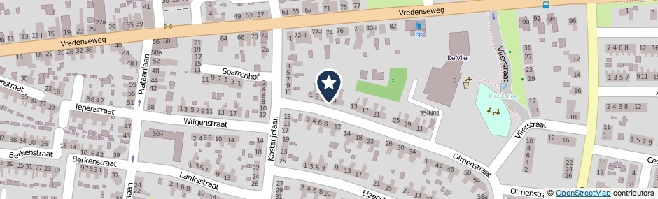 Kaartweergave Olmenstraat 7 in Winterswijk