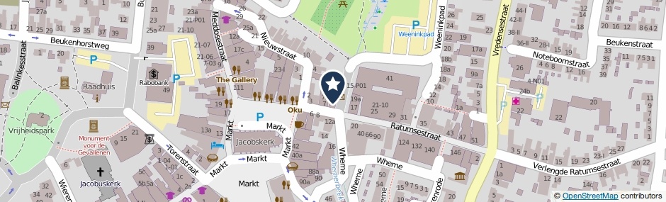 Kaartweergave Ratumsestraat 7-C in Winterswijk