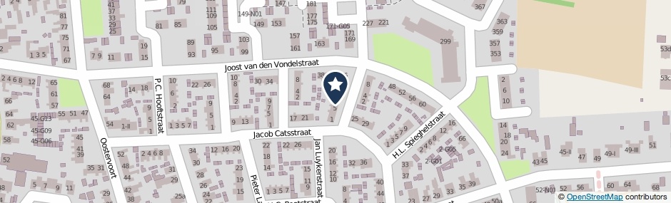 Kaartweergave Roemer Visscherstraat 7 in Winterswijk