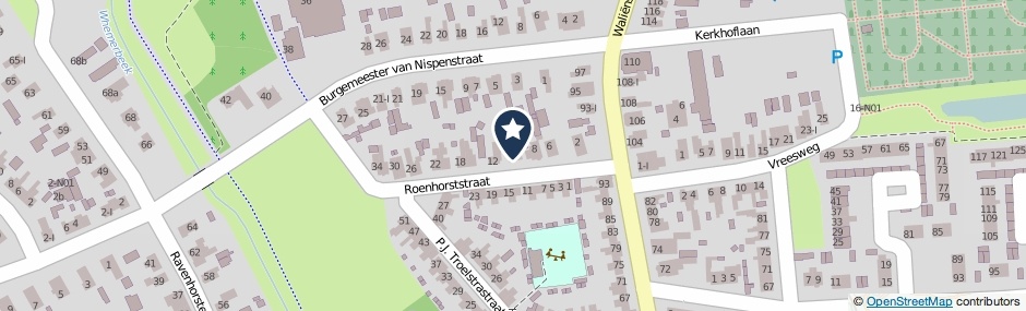 Kaartweergave Roenhorststraat 10 in Winterswijk
