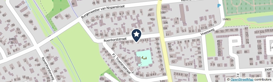 Kaartweergave Roenhorststraat 11 in Winterswijk