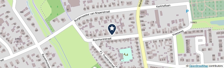 Kaartweergave Roenhorststraat 12 in Winterswijk