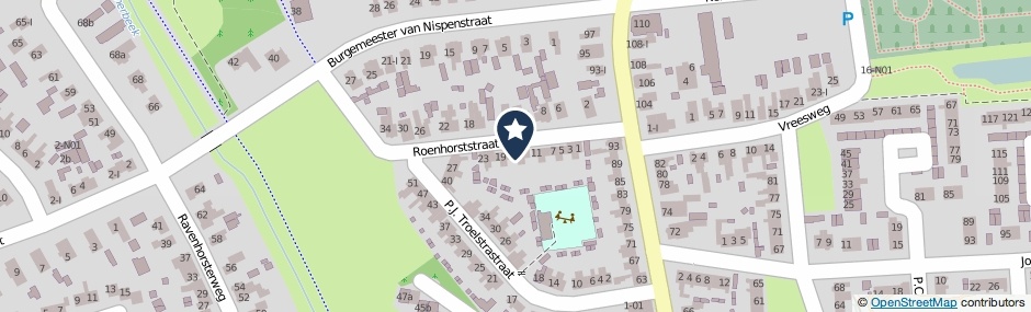 Kaartweergave Roenhorststraat 15 in Winterswijk