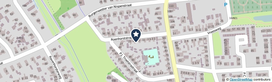 Kaartweergave Roenhorststraat 17 in Winterswijk