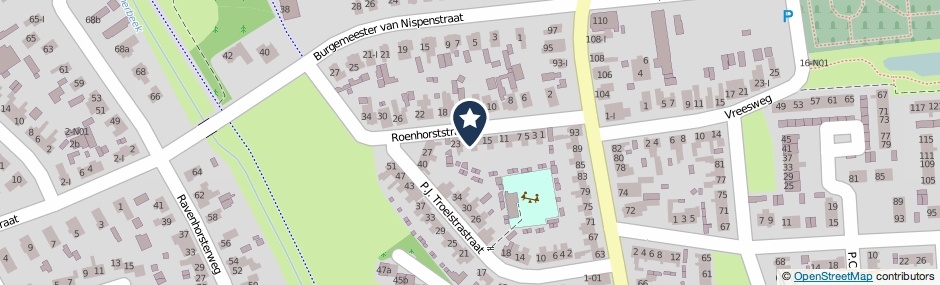 Kaartweergave Roenhorststraat 19 in Winterswijk