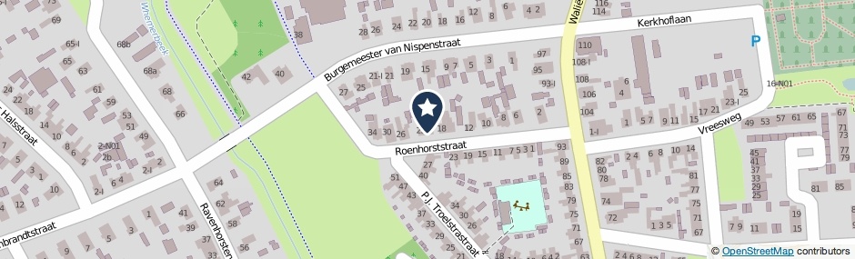 Kaartweergave Roenhorststraat 20 in Winterswijk
