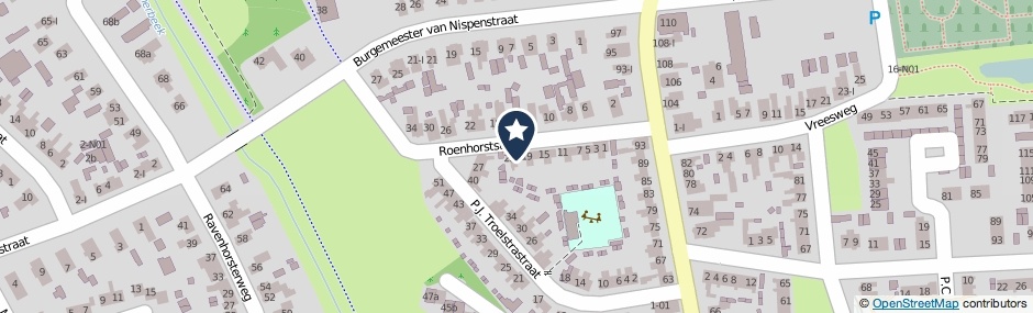 Kaartweergave Roenhorststraat 21 in Winterswijk