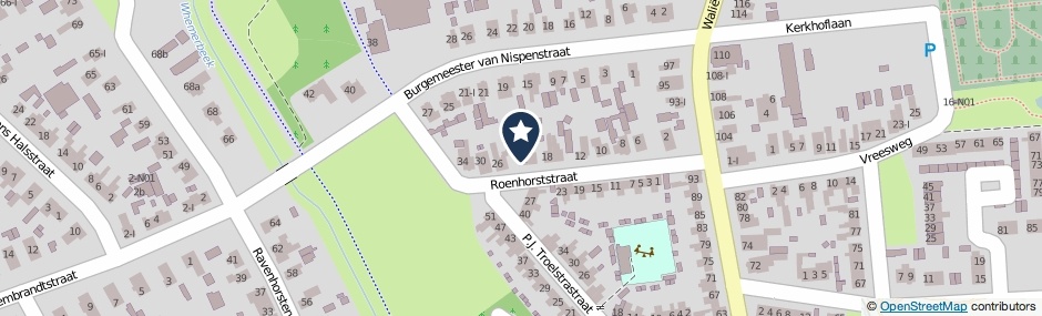 Kaartweergave Roenhorststraat 22 in Winterswijk