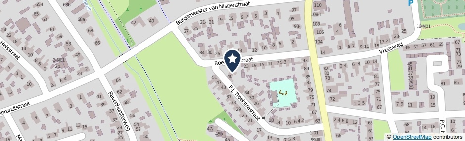 Kaartweergave Roenhorststraat 27 in Winterswijk