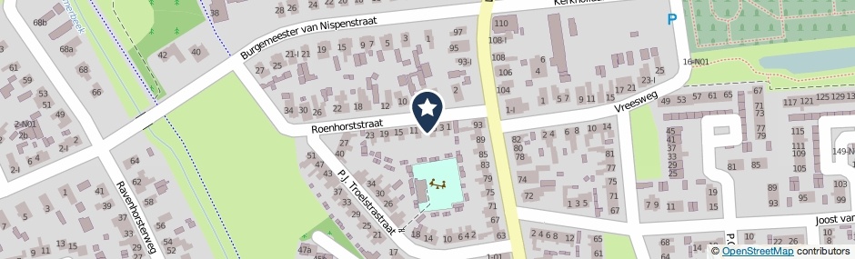 Kaartweergave Roenhorststraat 7 in Winterswijk