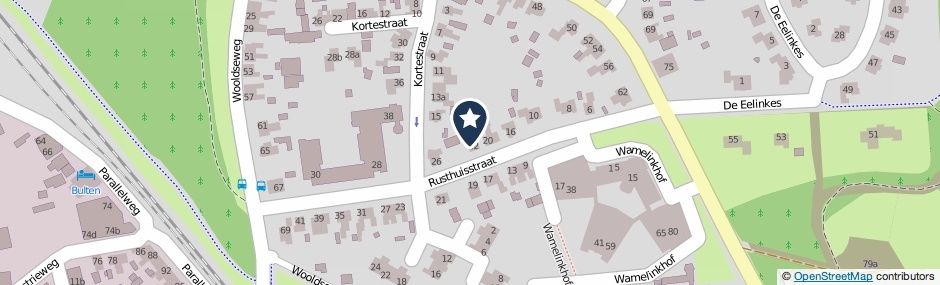 Kaartweergave Rusthuisstraat 22 in Winterswijk