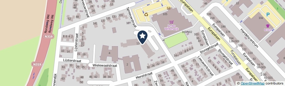 Kaartweergave Spreeuwstraat 63 in Winterswijk