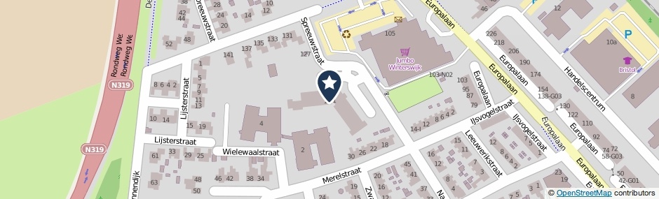 Kaartweergave Spreeuwstraat 83 in Winterswijk