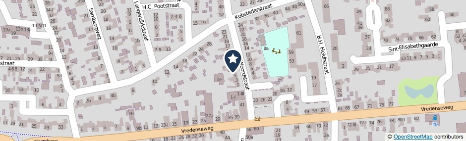 Kaartweergave Ter Woordstraat 7 in Winterswijk