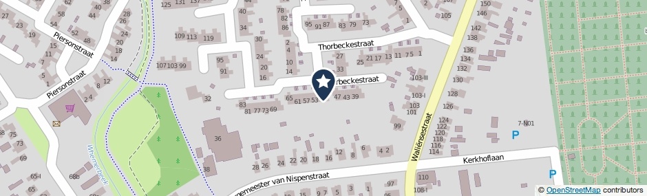 Kaartweergave Thorbeckestraat 49 in Winterswijk