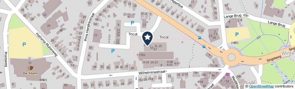 Kaartweergave Tricot 17 in Winterswijk