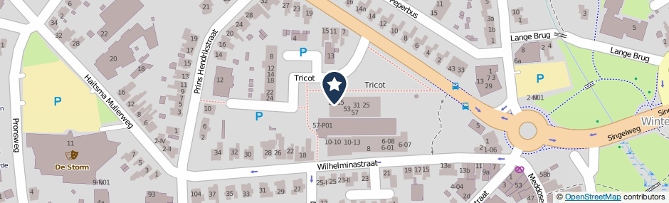 Kaartweergave Tricot 19 in Winterswijk