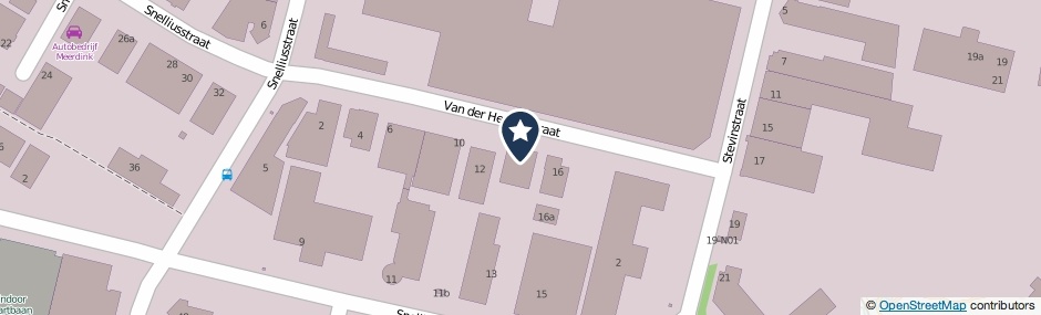Kaartweergave Van Der Heydenstraat 14 in Winterswijk