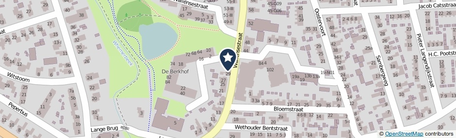 Kaartweergave Waliensestraat 31 in Winterswijk