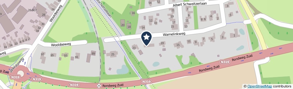 Kaartweergave Wamelinkweg 21 in Winterswijk