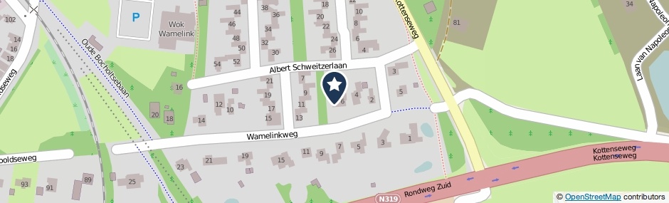 Kaartweergave Wamelinkweg 8 in Winterswijk