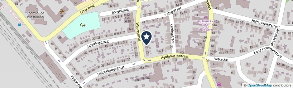Kaartweergave Weverstraat 17 in Winterswijk