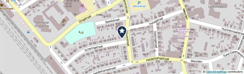 Kaartweergave Weverstraat 6-10 in Winterswijk