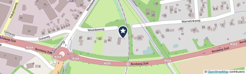 Kaartweergave Wooldseweg 89 in Winterswijk