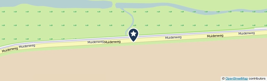 Kaartweergave Muidenweg in Wolphaartsdijk