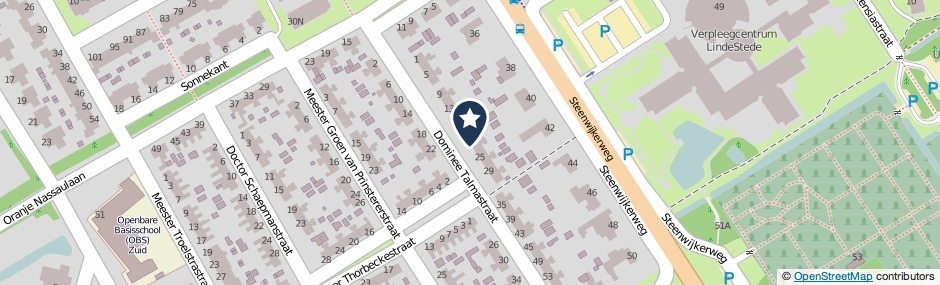 Kaartweergave Ds.Talmastraat 21 in Wolvega