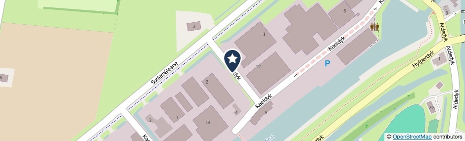 Kaartweergave Soalsdyk in Workum