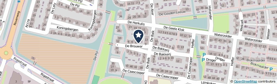 Kaartweergave De Brouwer 2 in Wormer