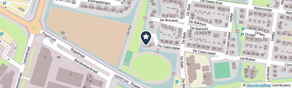 Kaartweergave De Caascooper 21 in Wormer
