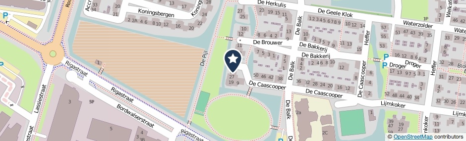 Kaartweergave De Caascooper 39 in Wormer