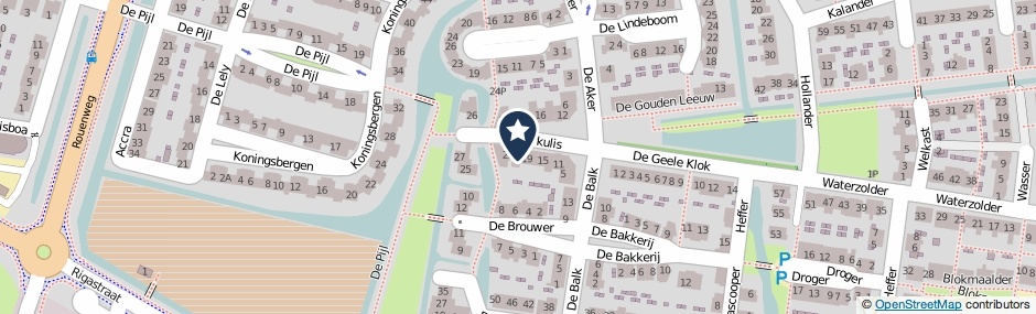 Kaartweergave De Herkulis 21 in Wormer