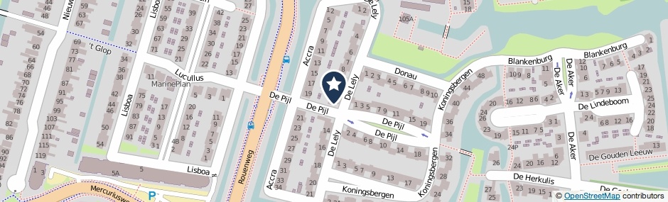 Kaartweergave De Lely 12 in Wormer