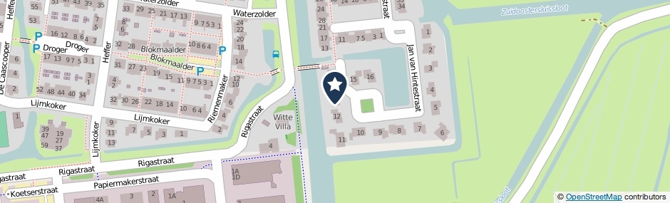 Kaartweergave Jan Van Hintestraat 13 in Wormer